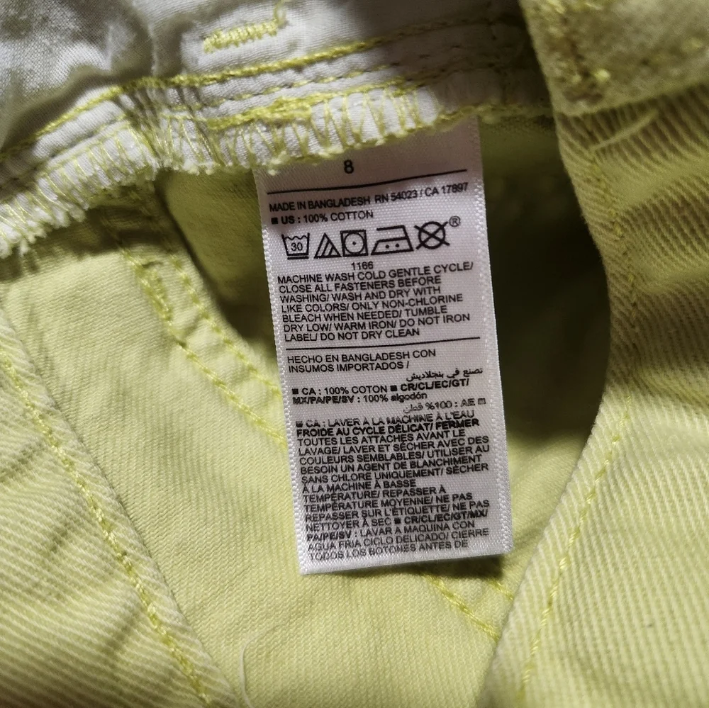 OLD NAVY Bundle 3 girl shorts's Denim and Yellow  .size 8.
